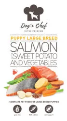 Dog’s Chef SALMON WITH SWEET POTATO AND VEGETABLES Puppy Large Breed