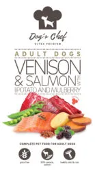 Dog’s Chef  VENISON & SALMON WITH SWEET POTATO & MULBERRY