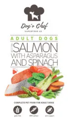 Dog’s Chef  SCOTTISH SALMON WITH ASPARAGUS & SPINACH