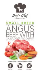 Dog’s Chef  ANGUS BEEF WITH CAULIFLOWER &  CARROT Small Breed